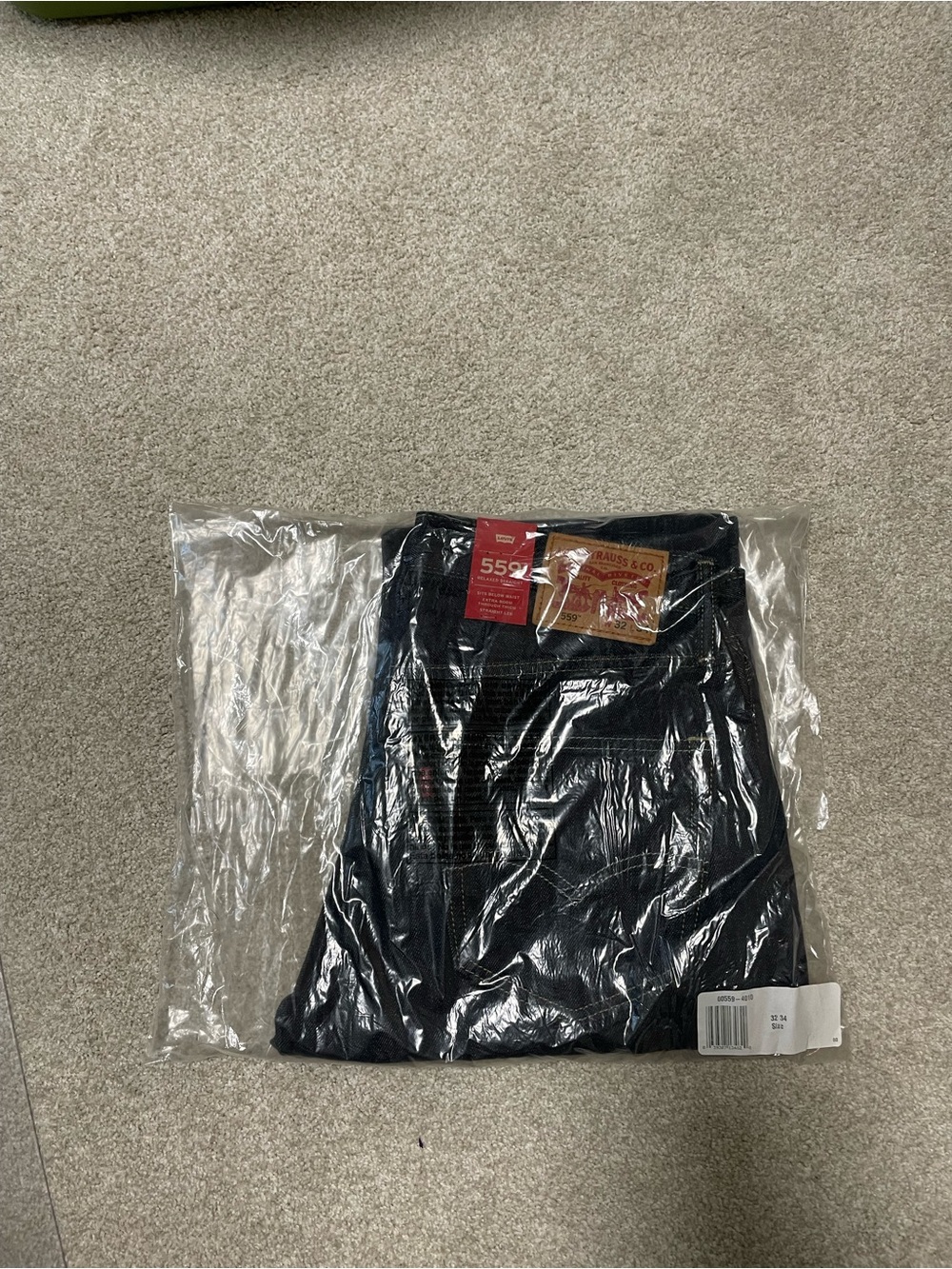 Levi's Dark Indigo Straight-Leg Jeans